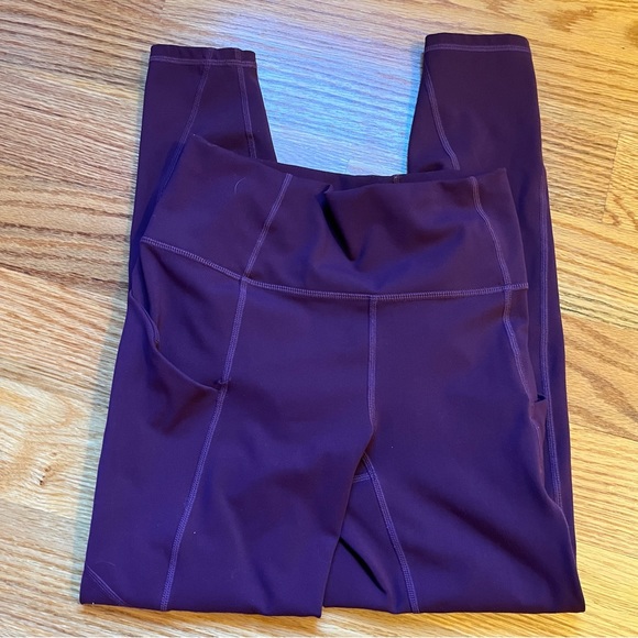 Fabletics pure luxe eggplant purple leggings - Picture 3 of 5